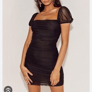 Princess Polly Charvi Mini Dress Black